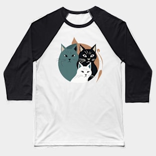 Cat family Baseball T-Shirt